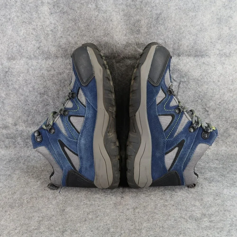 Northside Shoes Kids 3 Hiking Boots Suede Waterproof Athletic High Top Blue Gray
